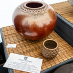 Art in Clay, Hatfield 2019 - Collaborations, Steve Booton working with Amberlea McNaught, Jillian Riley and Bob Emmett